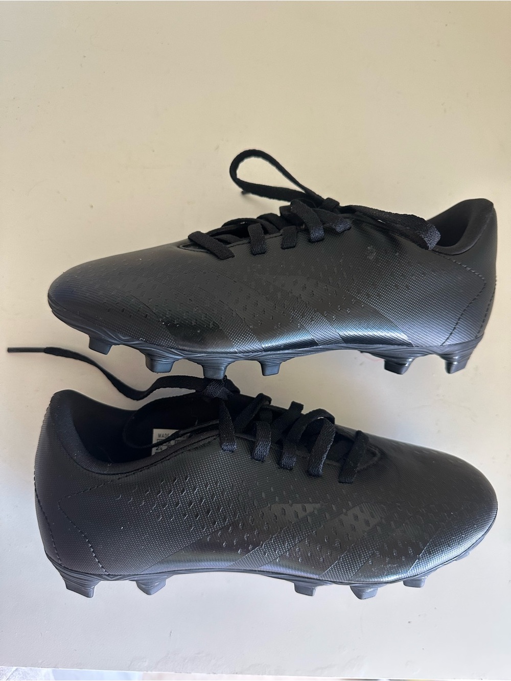 adidas Kids Predator Accuracy.4 FxG Soccer Cleats - Core Black - Size 2.5Y